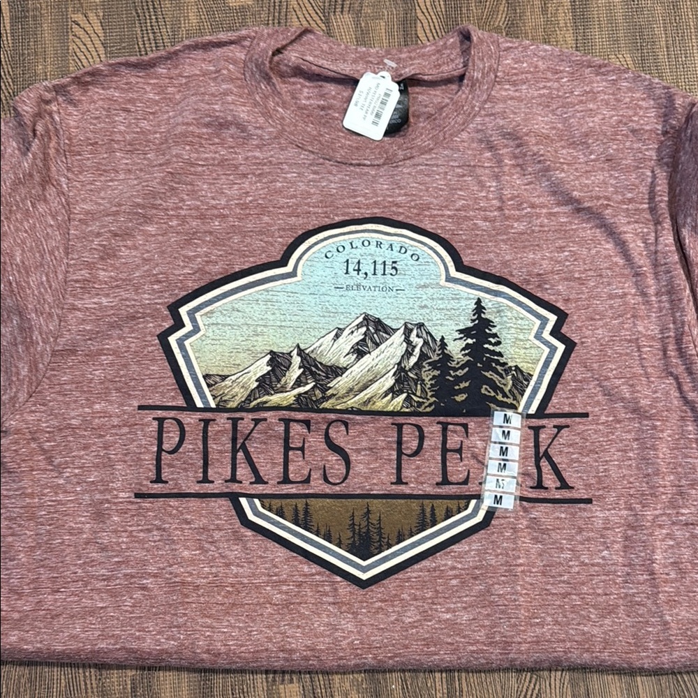 Pikes Peak Women's Short Sleeve Tee - Heathered Red